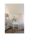 Baldacchino in tulle per lettino + supporto incluso - Beige