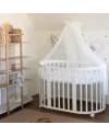 Baldacchino in tulle per lettino + supporto incluso - Ecru