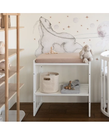 Lenzuolino per fasciatoio 70x50 cm – Taupe | Waldin