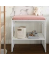 Lenzuolino per fasciatoio 70x50 cm – Rosa | Waldin