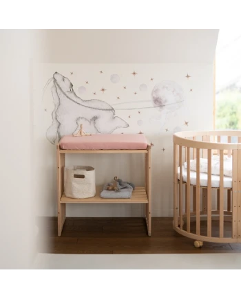 Lenzuolino per fasciatoio 70x50 cm – Rosa | Waldin