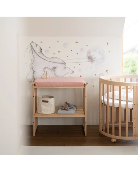 Lenzuolino per fasciatoio 70x50 cm – Rosa | Waldin