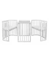 Lettino 7 in 1 con materasso Bianco | Waldin