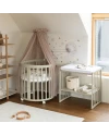 Culla Ovale 7in1 con Materasso - Oliva