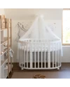 Lettino Ovale 7in1 con Materasso - Bianco | Waldin®