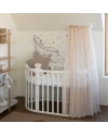 Lettino Ovale 7in1 con Materasso - Bianco | Waldin®