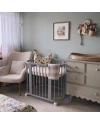 Lettino 5in1 con opzione materasso e culla - Grigio | Waldin