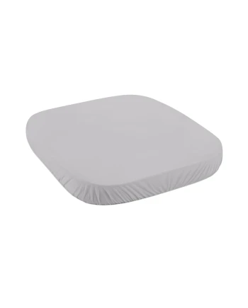Lenzuolo con angoli in cotone biologico 73x73 cm – Grigio WALDIN