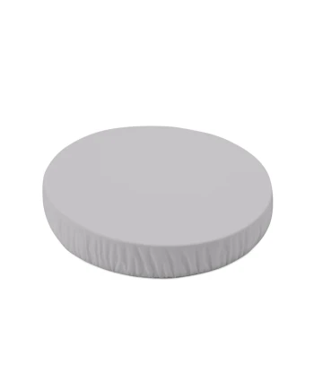 Lenzuolo con angoli in cotone biologico 73x73 cm – Ovale Grigio
