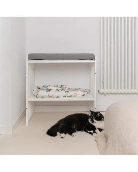 Lettino 7 in 1 con materasso Bianco | Waldin
