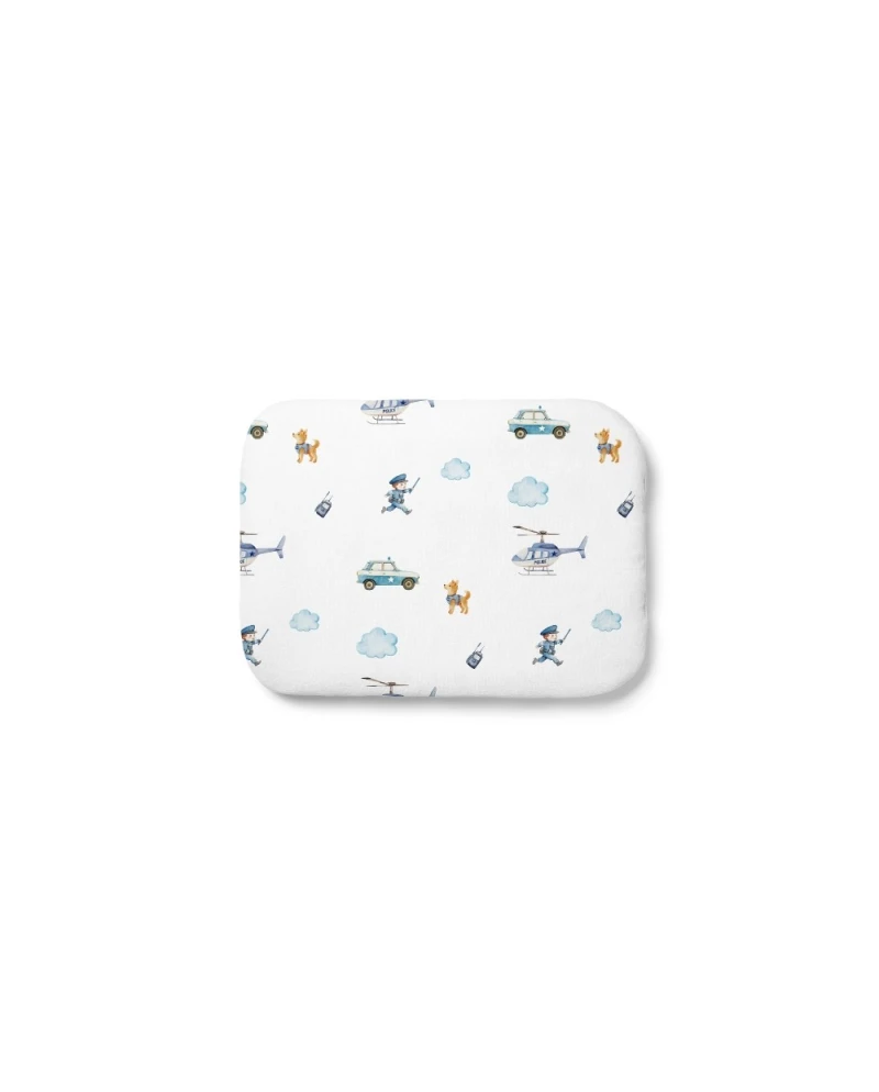 Cuscino in bambù per bambini 30x40 – Polizia | Waldin