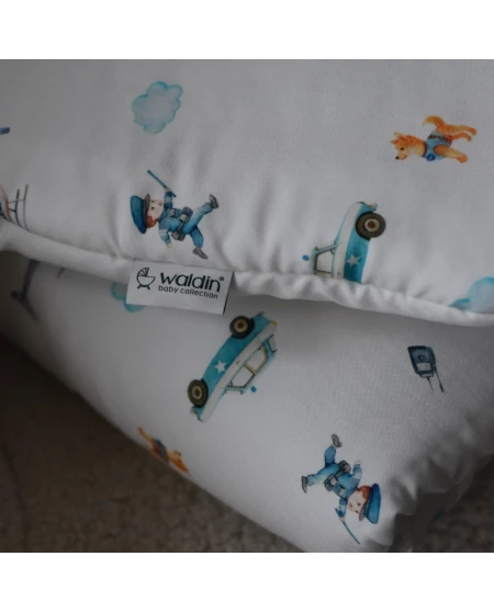 Cuscino in bambù per bambini 30x40 – Polizia | Waldin