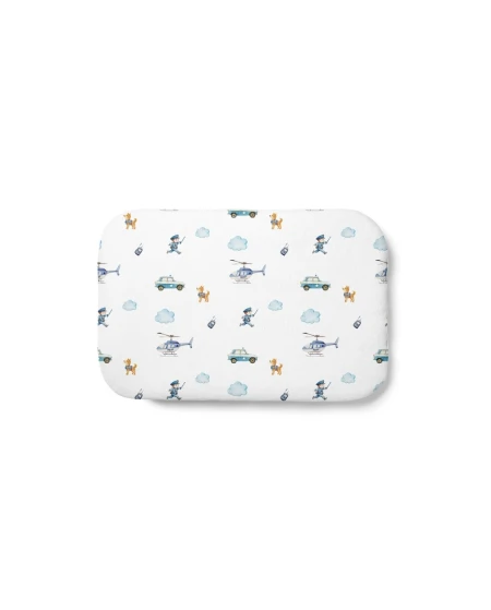 Cuscino in bambù per bambini 60x40 – Polizia | Waldin