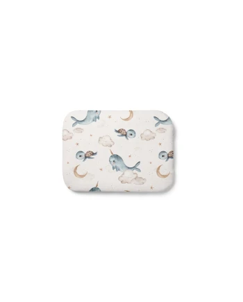 Cuscino in bambù per bambini 30x40 – Balene | Waldin