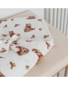 Copertina in bambù per neonati 75x75 cm + nastro per sacco nanna
