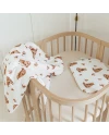 Copertina in bambù per neonati 75x75 cm + nastro per sacco nanna