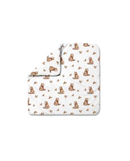 Copertina in bambù per neonati 75x75 cm + nastro per sacco nanna