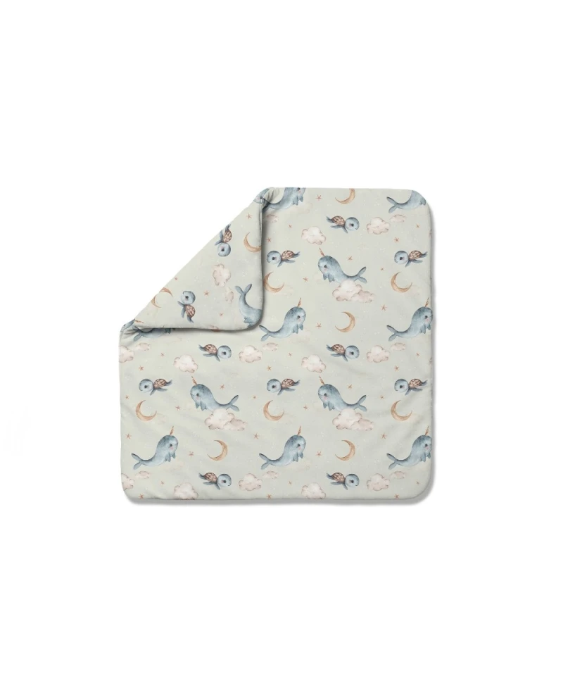 Copertina in bambù per neonati 75x75 cm + nastro per sacco nanna