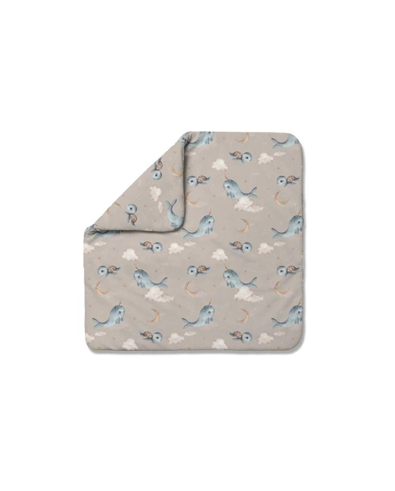 Copertina in bambù per neonati 75x75 cm + nastro per sacco nanna