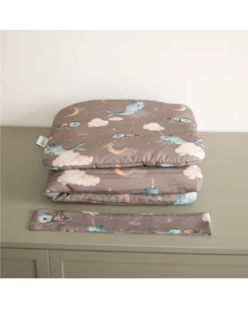 Copertina in bambù per neonati 75x75 cm + nastro per sacco nanna