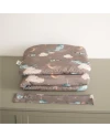 Copertina in bambù per neonati 75x75 cm + nastro per sacco nanna