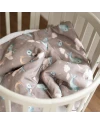 Copertina in bambù per neonati 75x75 cm + nastro per sacco nanna