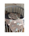 Copertina in bambù per neonati 75x75 cm + nastro per sacco nanna