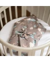 Copertina in bambù per neonati 75x75 cm + nastro per sacco nanna