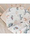 Copertina in bambù per neonati 75x75 cm + nastro per sacco nanna