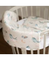 Copertina in bambù per neonati 75x75 cm + nastro per sacco nanna