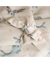 Copertina in bambù per neonati 75x75 cm + nastro per sacco nanna