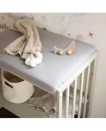 Lenzuolino per fasciatoio 70x50 cm – Grigio | Waldin
