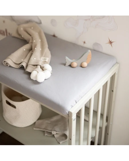 Lenzuolino per fasciatoio 70x50 cm – Grigio | Waldin