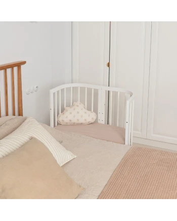 Lenzuolo con angoli per lettino co-sleeping 7in1 – Tortora Waldin