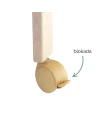 Lettino 2 in 1 con materasso - naturale