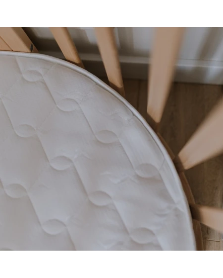 Materasso con inserto in cocco per culla OVALE – Grande | Waldin