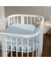 Lenzuolo con angoli in cotone biologico 93x65 per lettino 5in1 Waldin