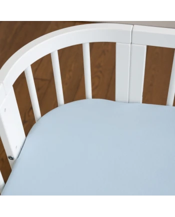 Lenzuolo con angoli in cotone biologico 93x65 per lettino 5in1 Waldin