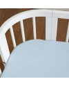 Lenzuolo con angoli in cotone biologico 93x65 per lettino 5in1 Waldin