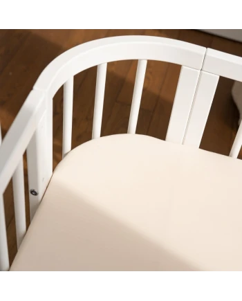 Lenzuolo con angoli in cotone biologico 93x65 per lettino 5in1 | Waldin