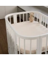 Lenzuolo con angoli in cotone biologico 93x65 per lettino 5in1 | Waldin