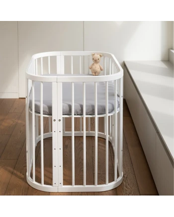 Lenzuolo con angoli in cotone 93x65 per lettino 5in1 | Waldin
