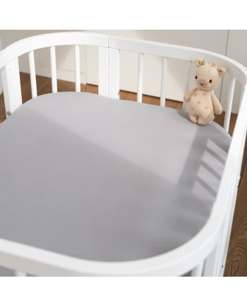 Lenzuolo con angoli in cotone 93x65 per lettino 5in1 | Waldin