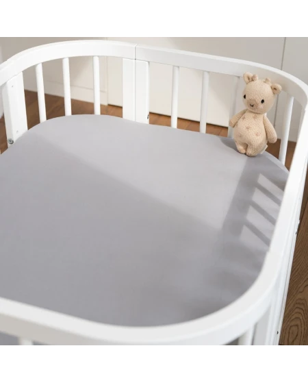 Lenzuolo con angoli in cotone 93x65 per lettino 5in1 | Waldin