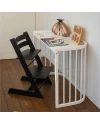Lettino bianco 5 in 1 con culla | Waldin
