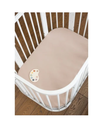 Lettino bianco 5 in 1 con culla | Waldin
