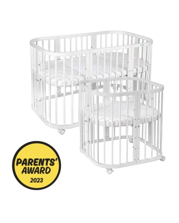 Lettino 7 in 1 con materasso Bianco | Waldin
