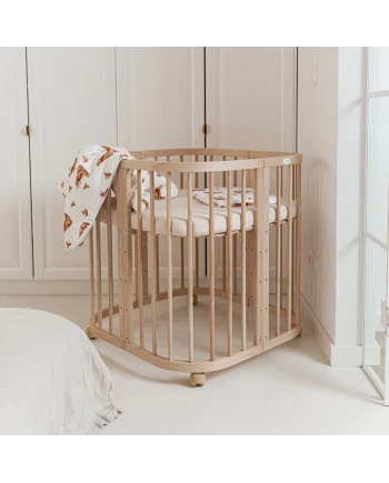 Copertina in bambù per neonati 75x75 cm + nastro per sacco nanna