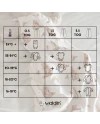 Sacco nanna bambù 0–6 mesi | Traspirante e naturale | Waldin