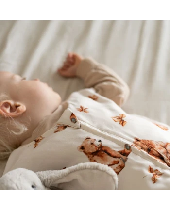 Sacco nanna bambù 0–6 mesi | Traspirante e naturale | Waldin